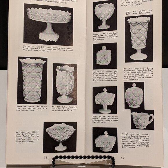 Westmoreland “Old Quilt” Milk Glass Relish Tray - Picture 7 of 7